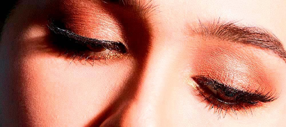 maquillaje ojos color cobre